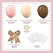 BANBALLON 82 PCS Party Balloons Kit Latex 10 inch Brown Pink Khaki Cream Balloons for Girl Party Wedding Gender Reveal Decorations Baby Shower Bear Party Supplies Style 8 - Image 4