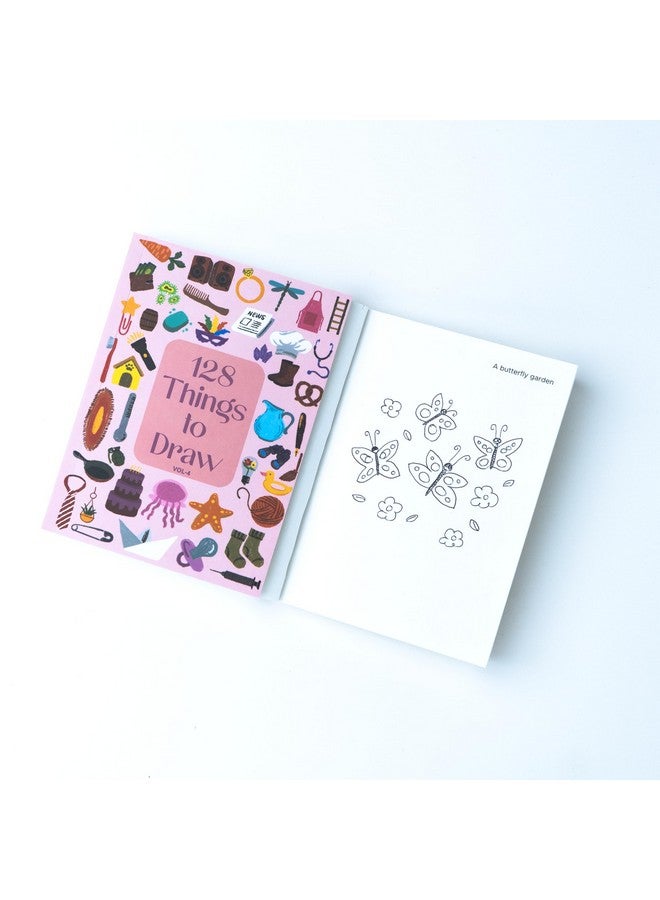 فيكطر نوطس دفتر رسم فاكتور نوتز: ١٢٨ شيئًا للرسم | مناسب لجميع الأعمار | مقاس A6 | ١٢٨ تلميحًا (المجلد الرابع) - Image 2