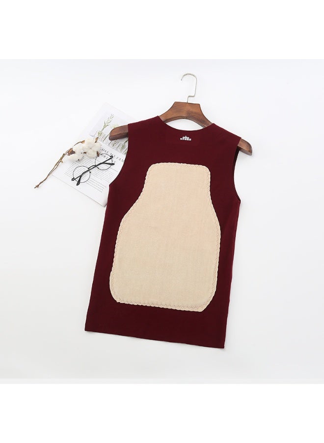 NIBEMINENT Men's Fleece Lined Undershirt Tank Top Winter Warm Sleeveless Thermal Body Invisible Underwears Warm Thick Traceless Heating Top - Image 1