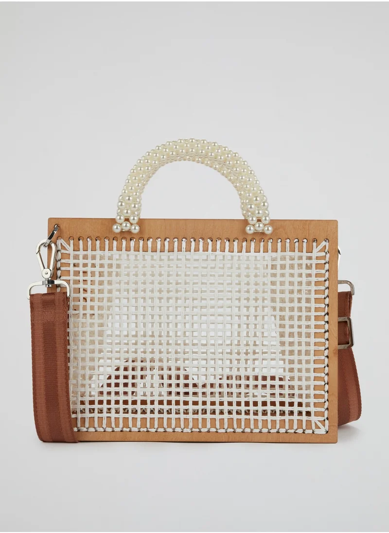 0711 تبليسي White XL St. Barts Purse