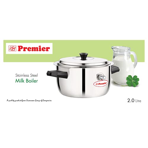 Premier Premier Stainless Steel Milk Boiler Durable and Rust Resistance 2Liter Capacity Ideal for Larger Quantities Efficient Heat Distribution for Even Heating Light Weight Easy to Use  - Image 2