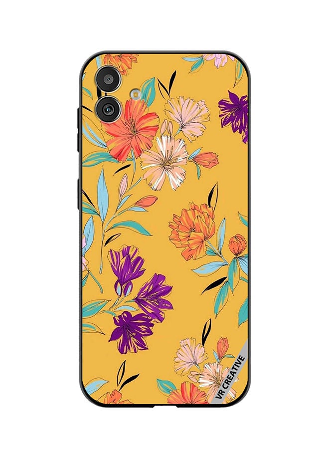 VR CREATIVE Protective Case Cover For Samsung Galaxy M13 5G Flower Design Multicolour - Image 1