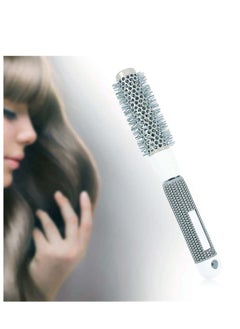Captaintech Ceramic Roller Comb, Hair Styling Blow Drying Curling Brush Hair Brush Roller Comb,5pcs/Set Professional Salon Styling Tool with Natural Rubber Handle for Blow Drying,Curling and Styling  - Image 2