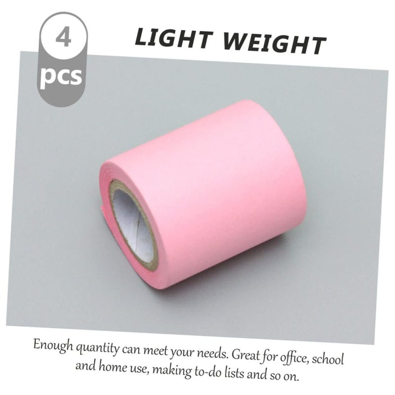 Reusable Adhesive Note Pads 4pcs Cute Memo Stickers Writable For Messages Reminders - Image 5