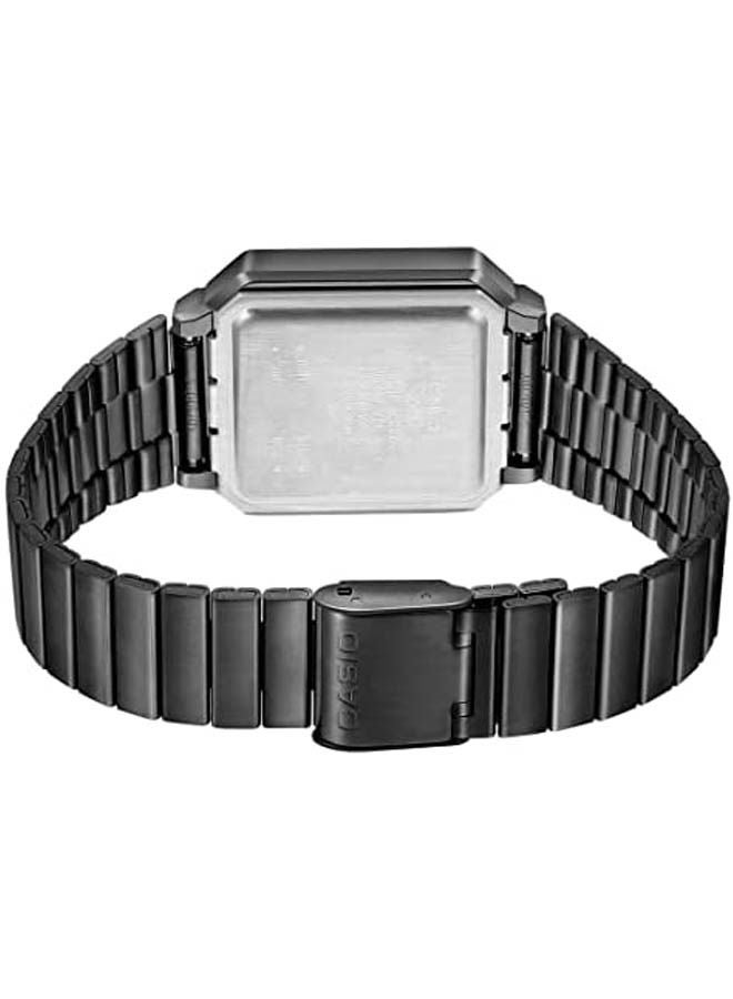 كاسيو ساعة يد من ستانلس ستيل رقمي A100WEGG-1A2DF - Image 2