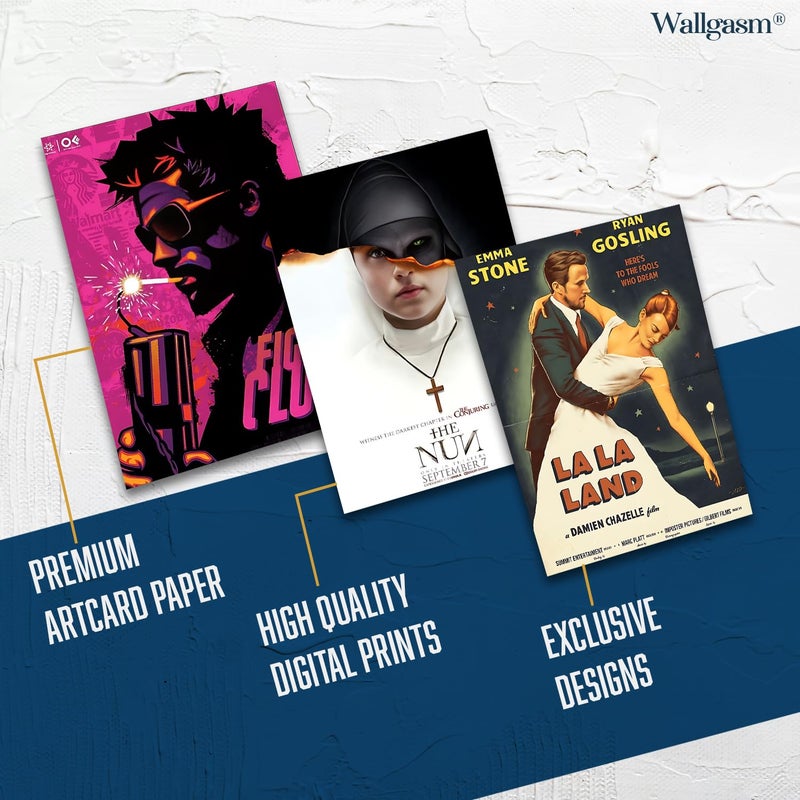 Wallgasm Hollywood Movie Posters - Set of 30, 4x6 Inches Posters | Poster Set For Room, Wall Art for Bedroom, Gym, Office - Image 4