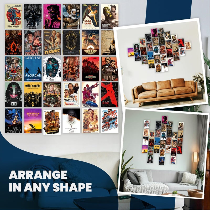 Wallgasm Hollywood Movie Posters - Set of 30, 4x6 Inches Posters | Poster Set For Room, Wall Art for Bedroom, Gym, Office - Image 3