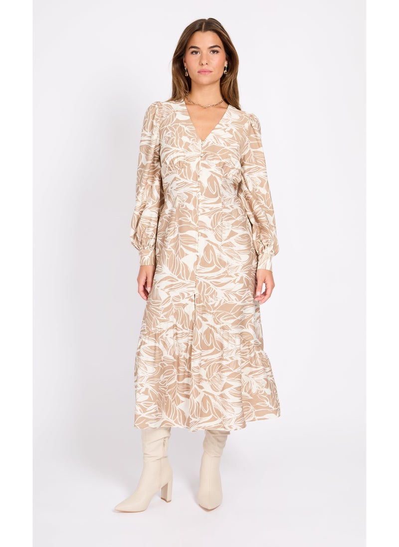Little Mistress Floral Print Dress  - Image 1