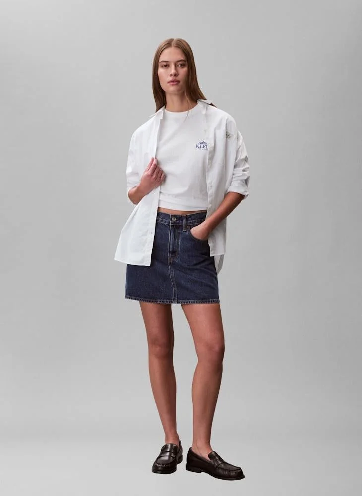 Calvin Klein Jeans  Casual Boxy Graphic T-Shirt for Women | Best Price UAE
