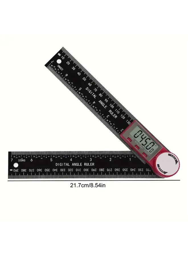 Black Digital Angle Gauge 0 200mm Inclinometer Angle Finder Measuring Tool - Image 3