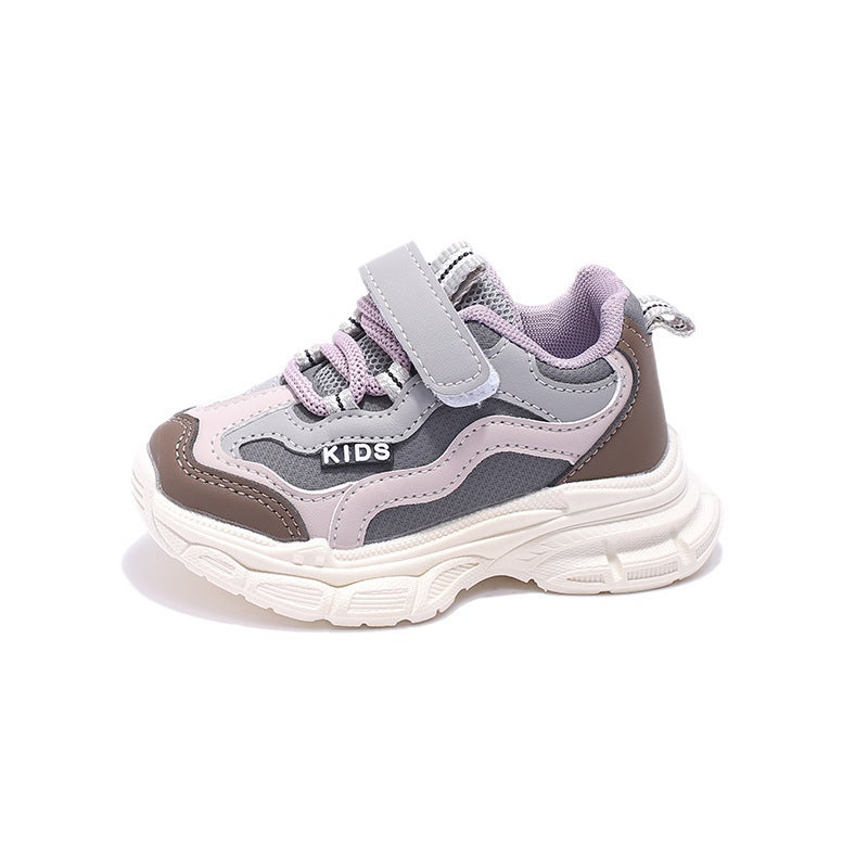 Mesh Sneakers Lightweight Flexible Sole Walking Shoes For Kids Indoor And Outdoor Activities - Image 1