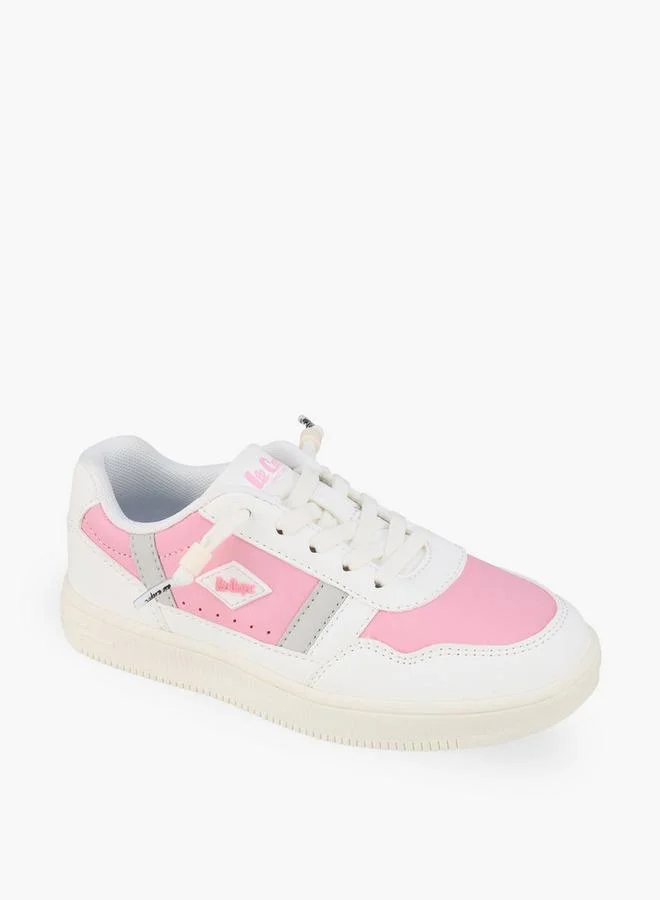 لي كوبر Girls Lace-Up Ankle Sneakers