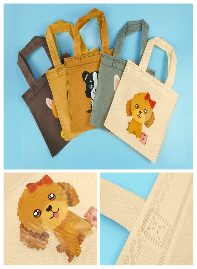 BANBALLON 20 PCS Dog Party Favor Bags Puppy Non-Woven Gift Bags Treat Gift Bags For Kid Birthday Party Dog Theme Party Baby Shower Goodie Bags Supplies - Image 3