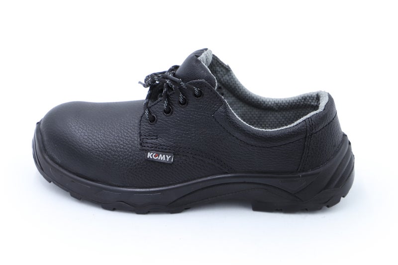Komy Workers Shoes LOW Ankle Metalic Safety Shoes S1P SRC with Antistatic PU Sole, Steel Toe Cap, Steel Midplate, Breathable & Abrasion Resistant Mesh Lining  & Cow Split Leather  - Model No: KMS20L - Image 3