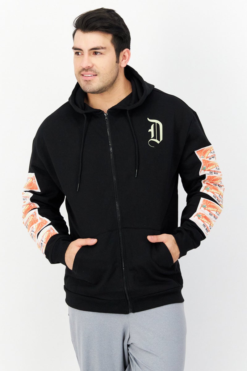 DIFUZED The Secrets Of Dumbledore x Difuzed Men Graphic Print Long Sleeves Hoodie, Black - Image 1