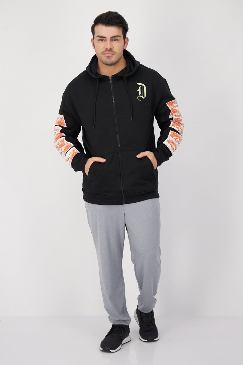 DIFUZED The Secrets Of Dumbledore x Difuzed Men Graphic Print Long Sleeves Hoodie, Black - Image 4