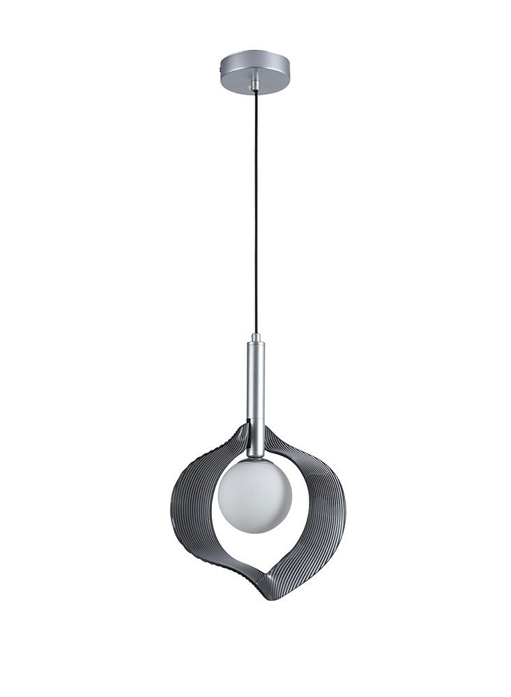 UCANDLE Ball Pendant Lamp With Silver Glass Frame  - Image 1