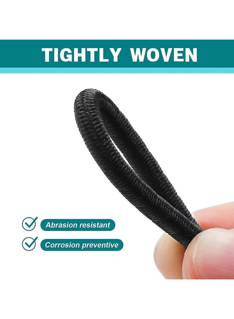 SOLDOUT 10 Metres Strong Elastic Bungee Shock Cord Stretch String Replacement for Tent Pole Hoops DIY Jewelry Making Outdoor Project Camping Tent Repair Kayak Boat Bag Luggage (2mm Diameter, Black) - Image 4