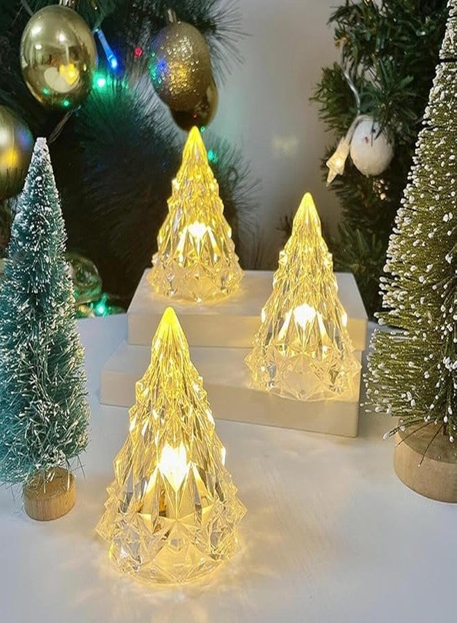 Oblivion Crystal Led Pyramid Shape Table Lamp | Led Iceberg Tea Light | Flameless & Smokeless Candles | Iceberg Decorative Light for Home Decoration, Christmas (Pack of 1) - Image 2