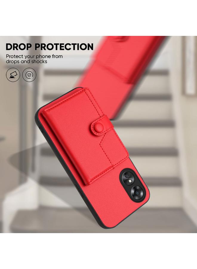 اس-توب جراب لهاتف OPPO A17 مزود بحقيبة بطاقات RFID ومضاد للسرقة - Image 4