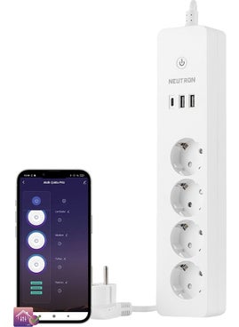 Smart Wi-Fi Supported 4-Surge Protected Socket 2 USB Extension Cable - pzsku/ZBBFE2CA48F4D85125472Z/45/_/1724296918/21eb524a-23dd-4095-8272-c9937b9be7be