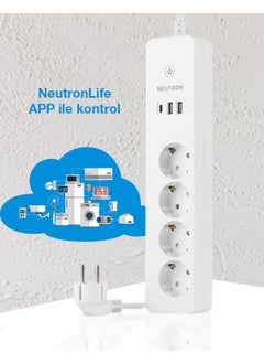 Smart Wi-Fi Supported 4-Surge Protected Socket 2 USB Extension Cable - pzsku/ZBBFE2CA48F4D85125472Z/45/_/1728061581/38f38fea-efc1-4c72-9b51-478489edd4a8