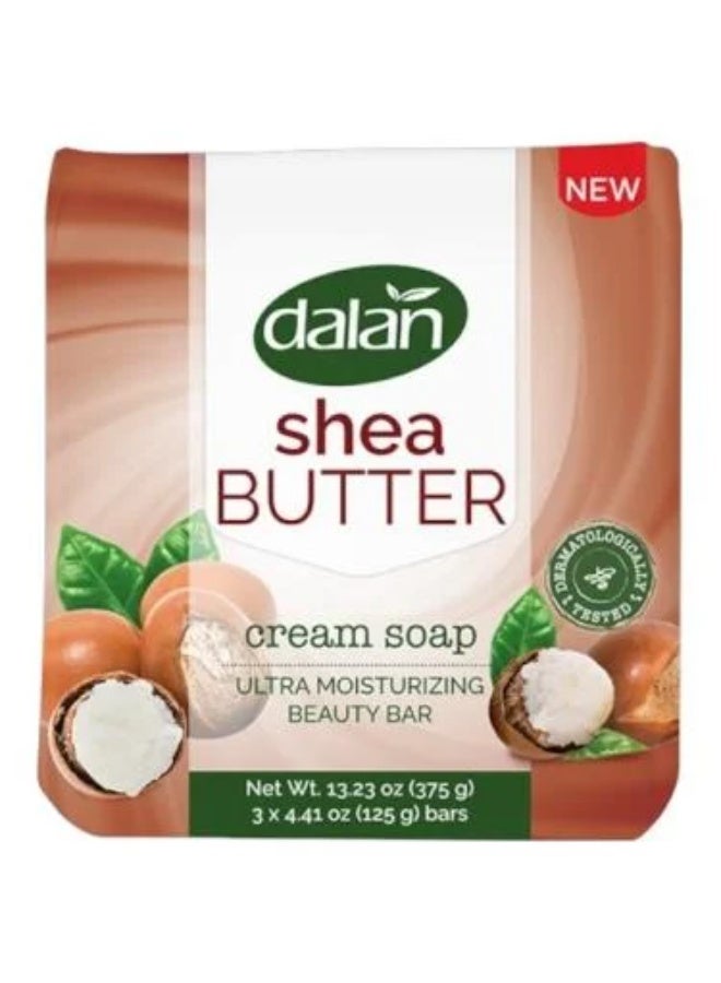 صابون كريمي بـ زبدة الشيا مرطب من دالان – 3 × 125 جرام