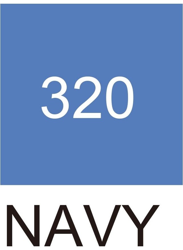 Zig Kurecolor KC3000 Twin S Marker Pen 318-320 Navy  - Image 3
