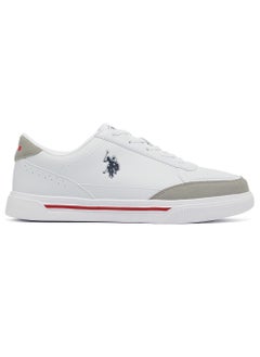U.S. Polo Assn. Men's White Low-Top Sneakers - Lightweight Lace-Up Design, Comfortable for Everyday Outfits  - Image 1