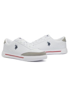 U.S. Polo Assn. Men's White Low-Top Sneakers - Lightweight Lace-Up Design, Comfortable for Everyday Outfits  - Image 3