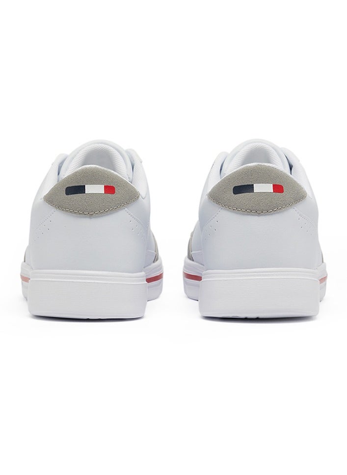 U.S. Polo Assn. - Men's White Low-Top Sneakers - Lightweight Lace-Up Design, Comfortable for Everyday Outfits - Image 1