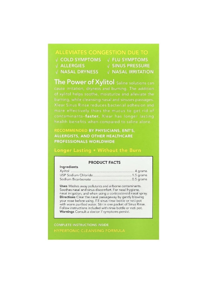 Xlear Xlear, Natural Sinus Rinse Packets, 50 Packets, 6 g Each  - Image 2