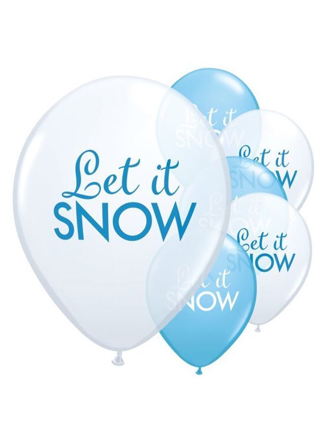NIBEMINENT Let It Snow Balloons