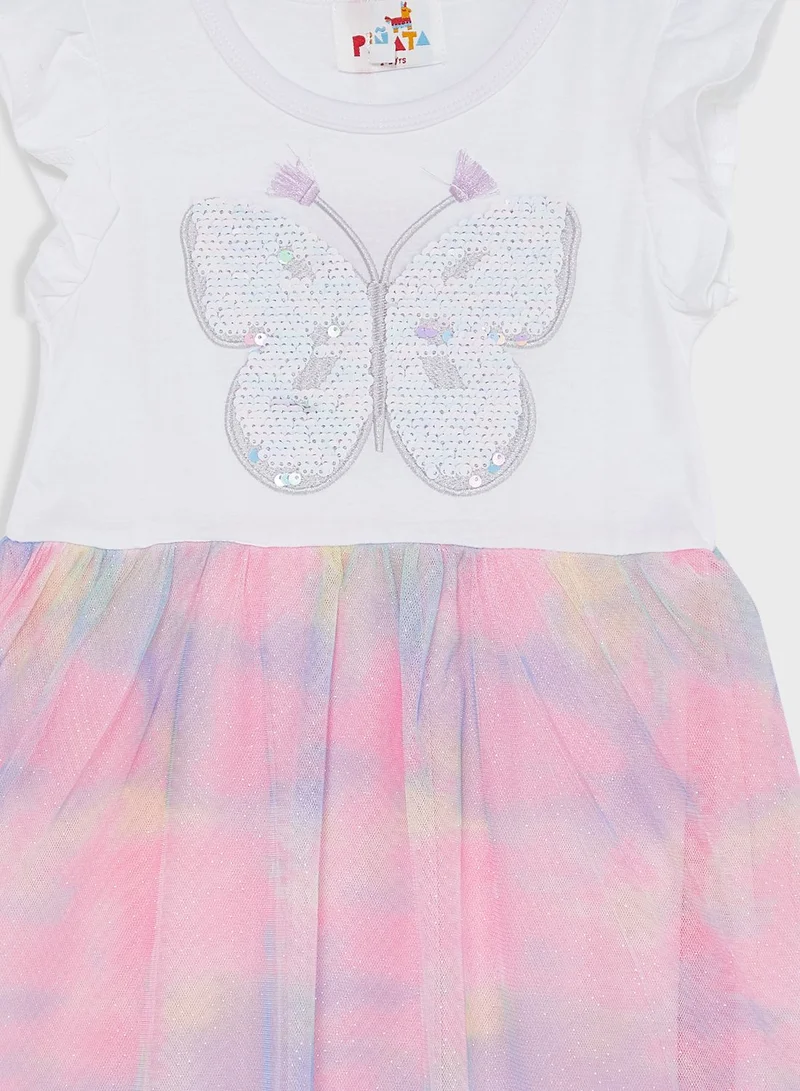 Pinata Girls Sequin Tulle Dress
