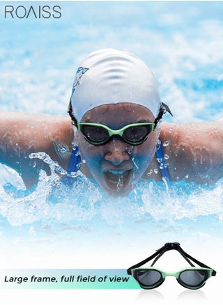 Swim Goggles for Adult with Soft Silicone Gasket Anti-fog No Leaking Clear Vision Pool Goggles Swimming Glasses for Men Women Black and Green - pzsku/ZBBFE7F8BBA3B24B0FD54Z/45/_/1735202441/dec05538-5dca-4f0f-9997-bbd4faaeeb24