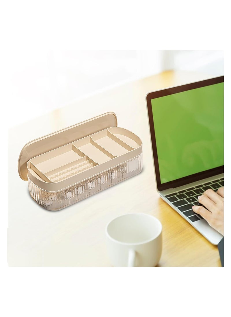 Excefore - Data Cable Storage Box, Waterproof Charger Cord Organizer Box with Lid, Electronic Plugs Container Case, Dustproof Travel Cable Organizer Bags, Electric Power Charging Cable Drawers for Winder Wires - Image 1