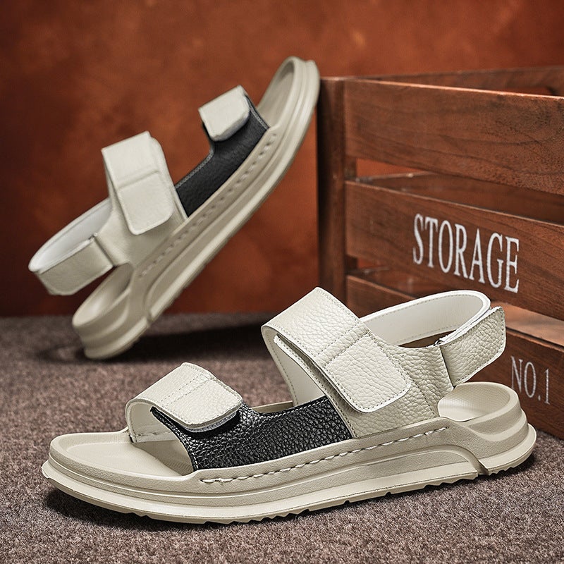 Sandals For Men Summer Wear-Resistant, Non-Slip, Super Soft, Handsome, Trendy, Casual Dual-Purpose Outer Wear Sandals - Image 2