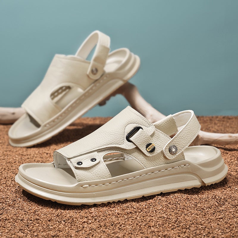 Sandals For Men Summer Wear-Resistant, Non-Slip, Super Soft, Handsome, Trendy, Casual Dual-Purpose Outer Wear Sandals - Image 1