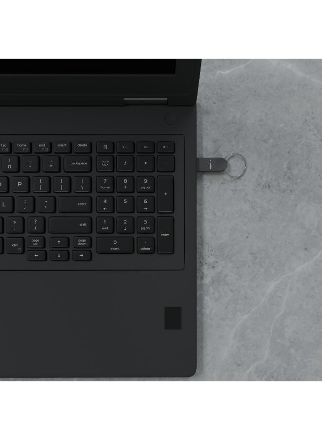 GREEN LION CLIX 64GB USB 3.0 Flash Drive / 100MB/s Read Speed / 30MB/s Write Speed / Zinc Alloy Material / Plug & Play / Anti X-Ray / Wide Compatibility - Grey - Image 3