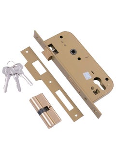 Yale KNP Yale Mortice Lock with Cylinder - Thickness 35mm - 55mm 55 mm mortice lock offers robust protection with a precision-engineered cylinder mechanism. 