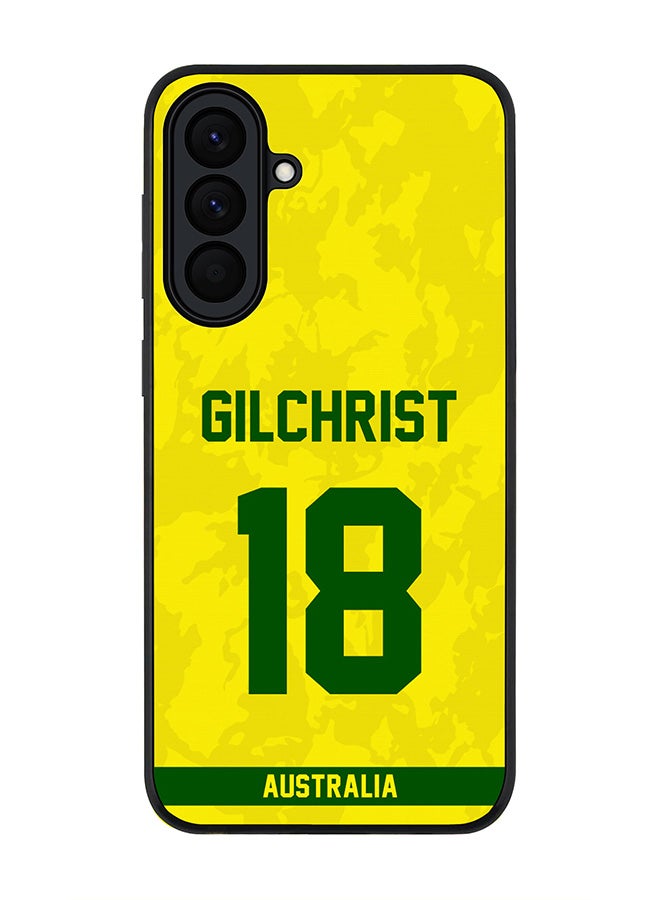 For Samsung Galaxy A57 Case,Slim fit Camera Protection, Shockproof Thin Phone cover  - Australia Adam Gilchrist, Jersey No 18