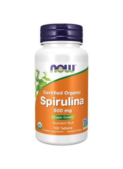 Now Foods Organic Spirulina Tablets, 100