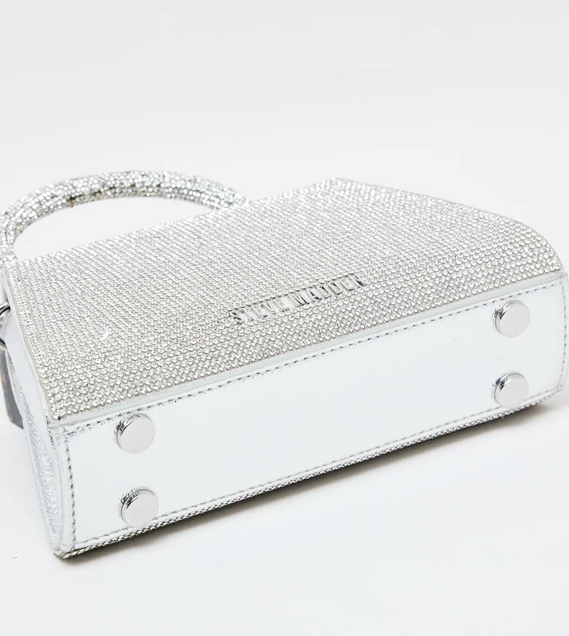 STEVE MADDEN  Bgem Silver Women's Hand Bag for Women | Best Price UAE