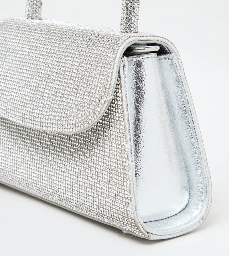 STEVE MADDEN  Bgem Silver Women's Hand Bag for Women | Best Price UAE