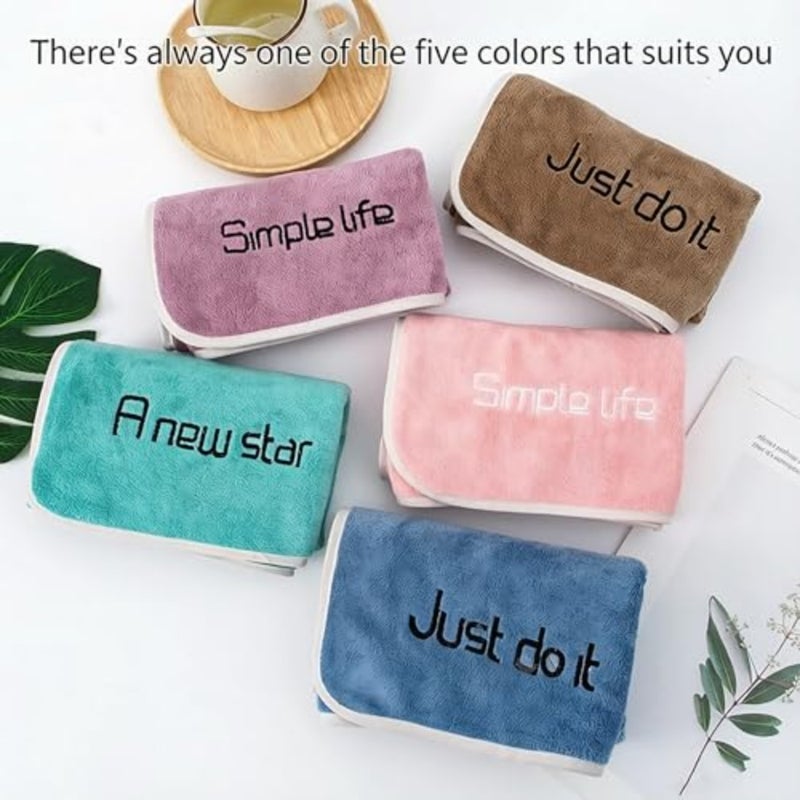 Microfibre Travel Towel, 5 Pack, Ultra Absorbent Quick Dry, Multicolour, 40 x 80 cm, for Gym, Sports, Yoga, Beach, Camping - Image 2