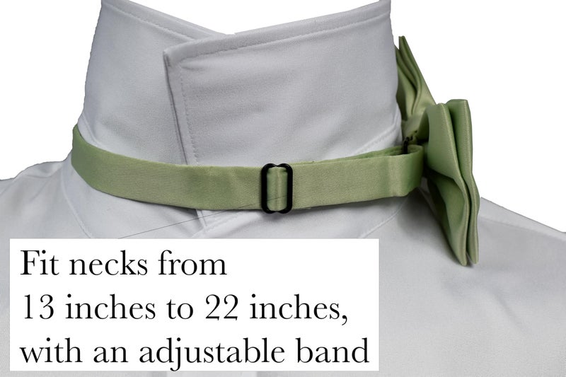 trilece Bow Ties for Men - Men's Solid Pre-tied Clip on Bowties for Formal Wear - Adjustable Bow Tie - Bow ties for Woman (Royal Blue) - Image 4