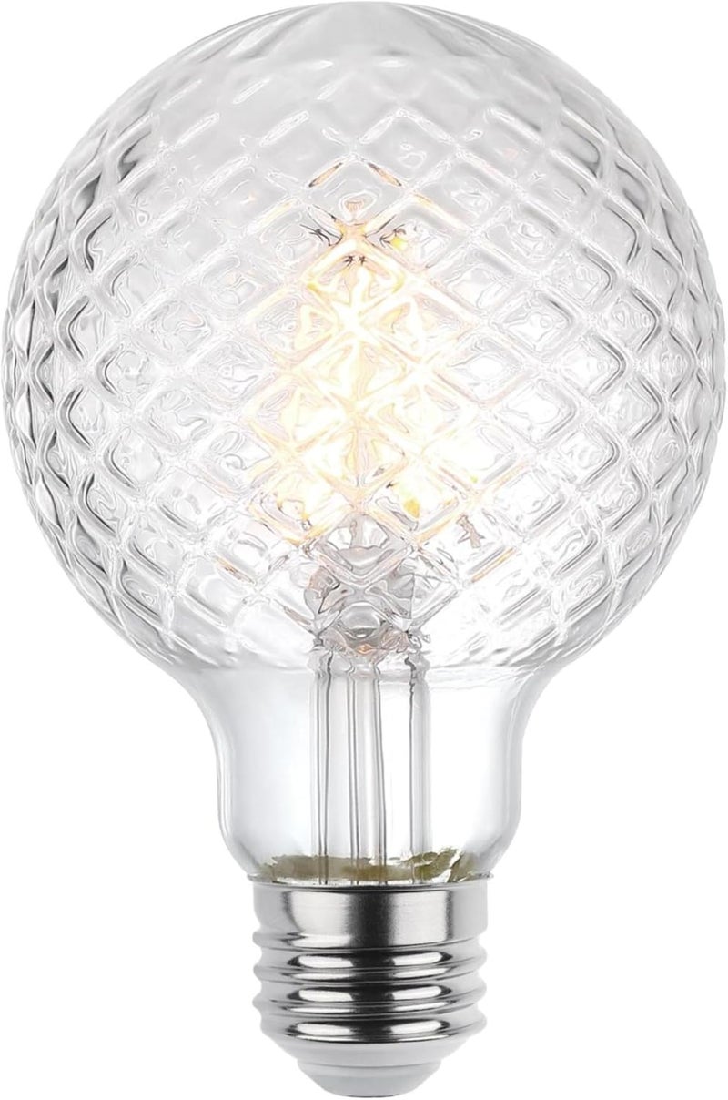 Westinghouse Westinghouse 5268020 55 Watt 40 Watt Equivalent Cut Glass G25 Dimmable Clear Filament LED Light Bulb Medium Base 6 Pack - Image 2