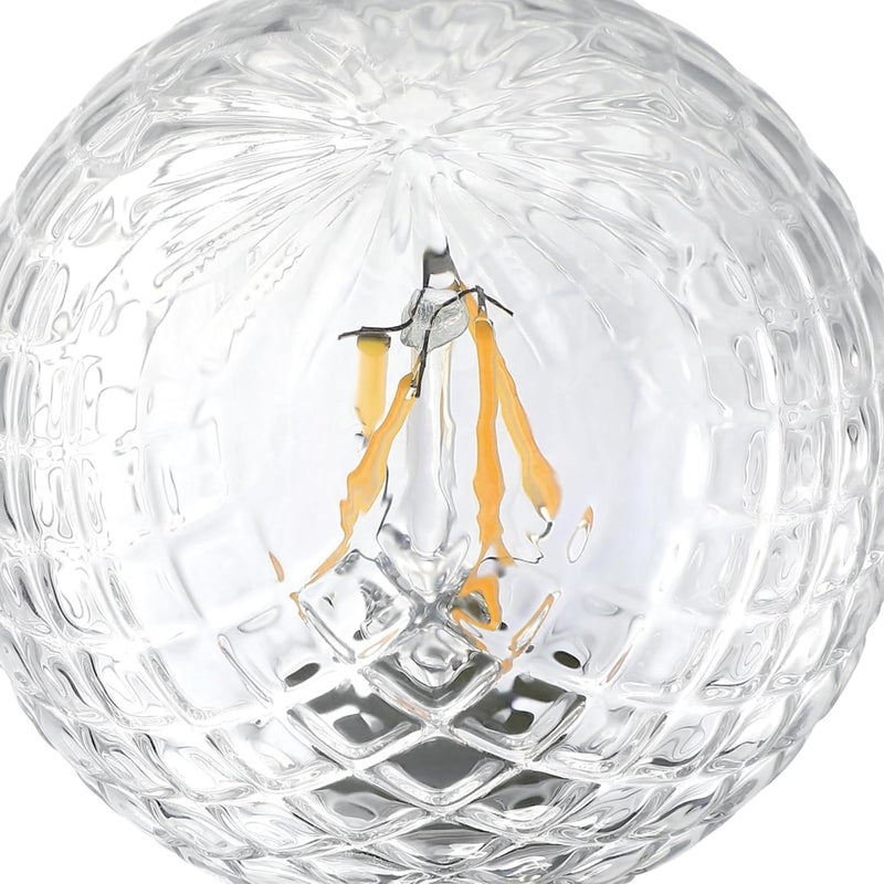 Westinghouse Westinghouse 5268020 55 Watt 40 Watt Equivalent Cut Glass G25 Dimmable Clear Filament LED Light Bulb Medium Base 6 Pack - Image 3