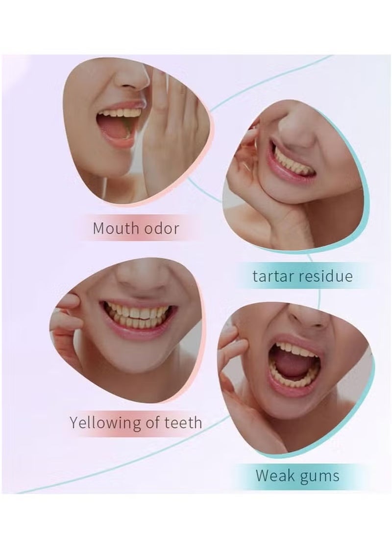 HUNMUI Easilyous Bright White Toothpaste, Whitening Toothpaste with Niacinamide, Thoroughly Removes Stains, Repairs and Protects Teeth, Protects Enamel and Relieves Sensitivity 100g - Image 3