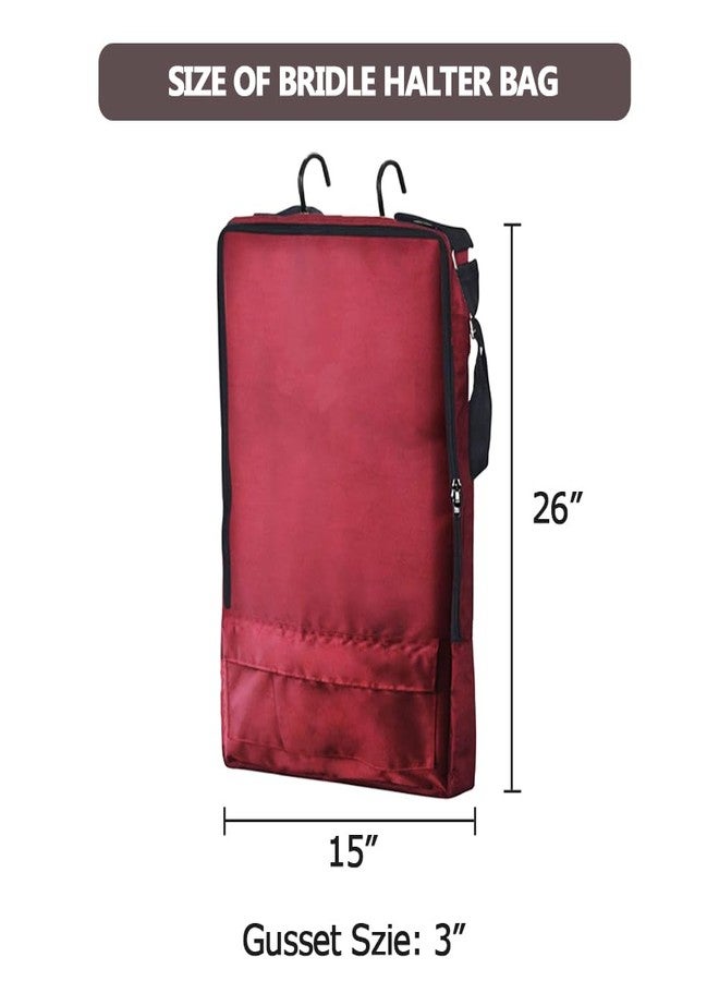 asdmm Bridle Halter Bag - Horse Tack Carry Bag, Farms Stable Organized Tool, 15" x26", 1 Pcs - Image 2